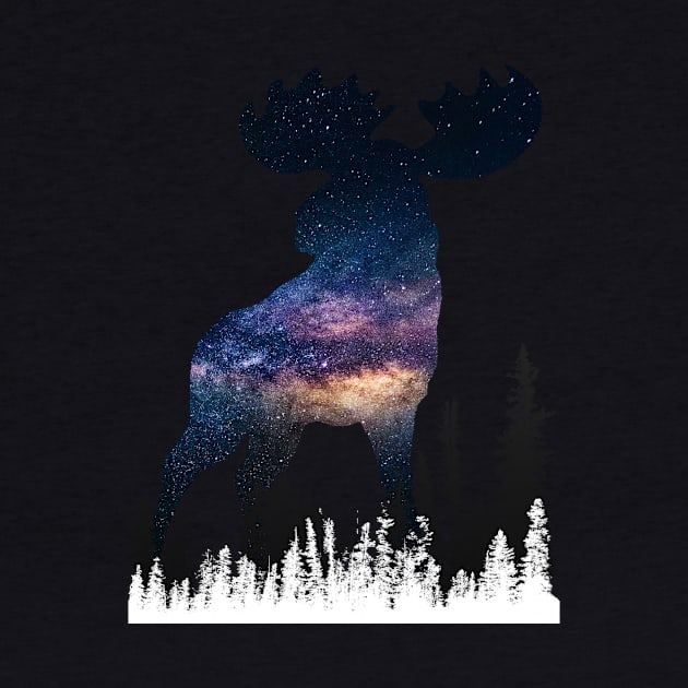 Moose Animal Forest Wild Nature World Free Land by Cubebox